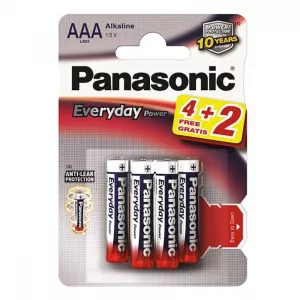 Panasonic baterije LR03EPS/6BP -AAA 6kom Alkaline Everyday
