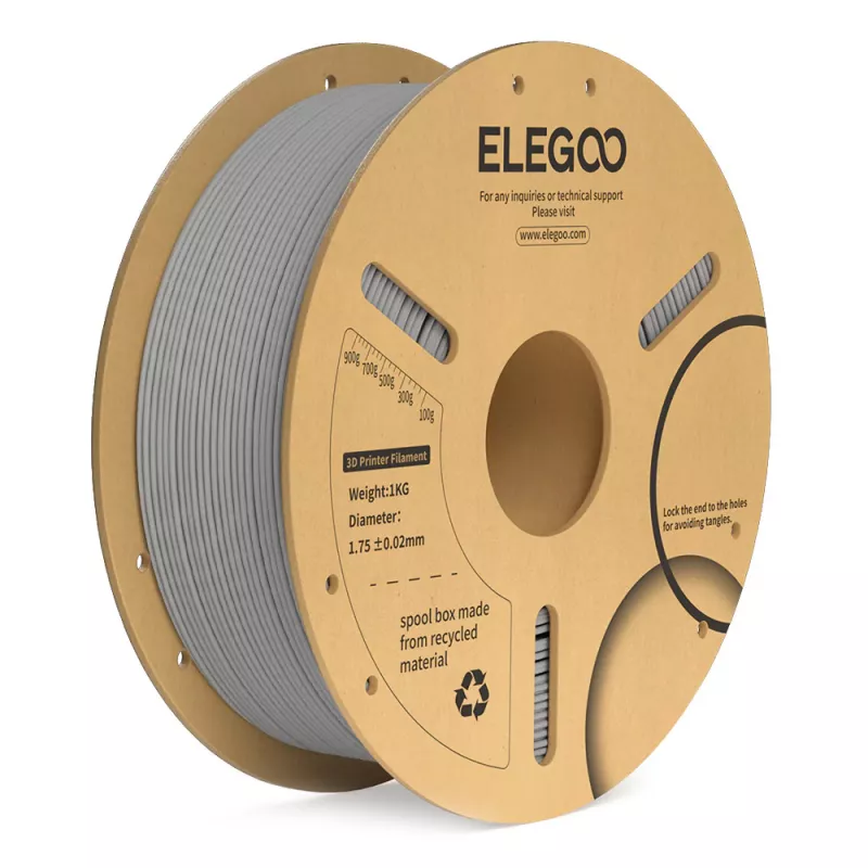 PLA+ filament 1.75mm 1kg - Grey