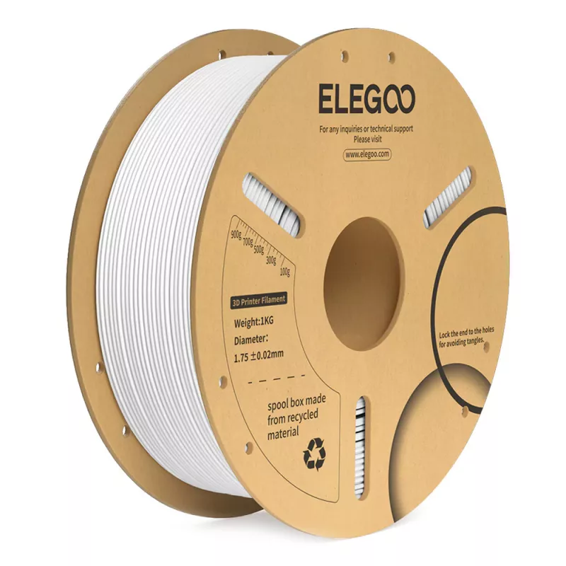 PLA+ filament 1.75mm 1kg - White