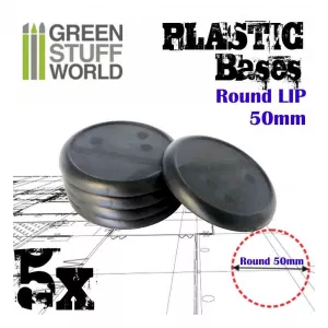 Plastic Round Base 50mm - PACKx5