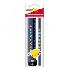 Pokemon - Pikachu Stationery 4 in 1 Set