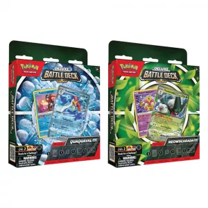Pokémon TCG: Delux Battle Deck- Meowscarada & Quaquaval EX