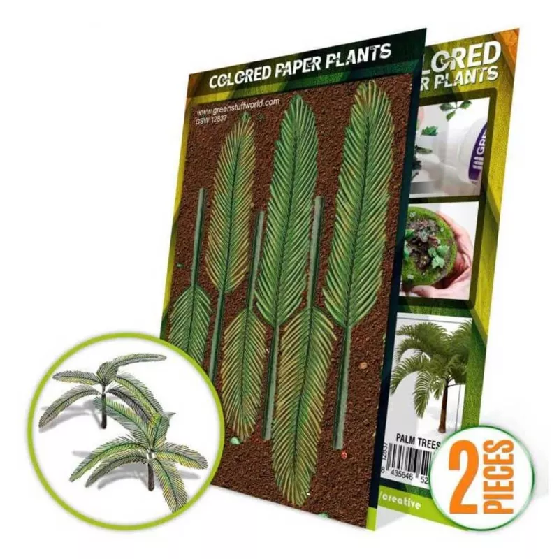 Printed Plants - PALM TREES x2 (laser cut)