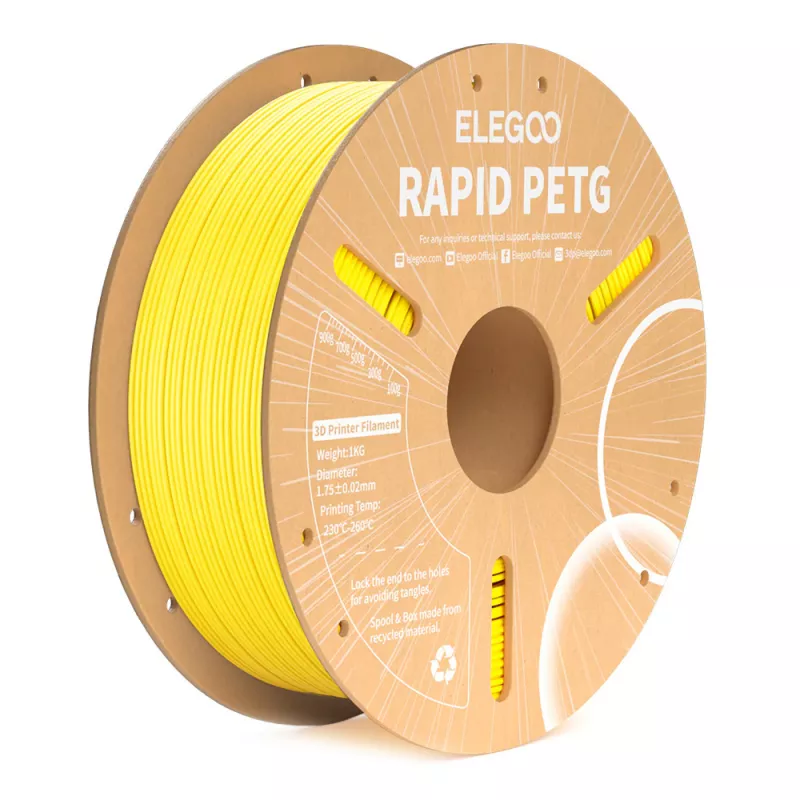 RAPID PETG filament 1.75mm 1kg - Yellow
