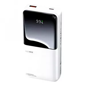 REMAX RPP-680 White 20W+QC 22.5W Power Bank with 2 Fast Ch.Cables 20000mAh
