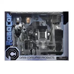 RoboCop Action Figure Ultimate Battle Damaged RoboCop with Chair (18 cm)