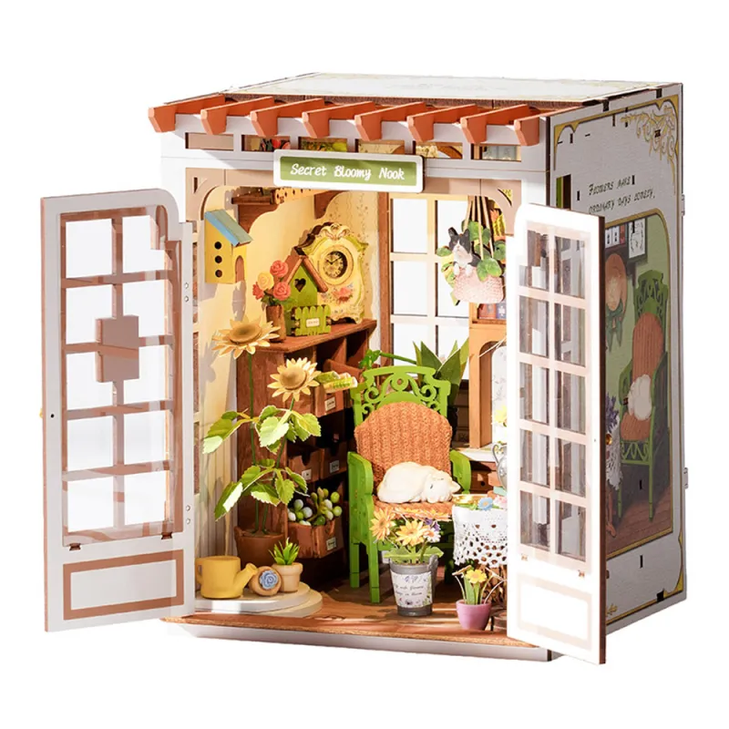 Rolife Secret Bloomy Nook 3D Puzzle Book Nook