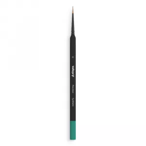 Round Synthetic Brush, Triangular Handle No. 0