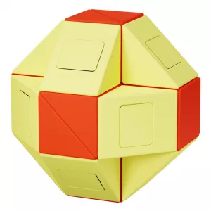 Rubikova kocka - Monster GO Twist Snake Cube 24 Blocks Yellow/Orange