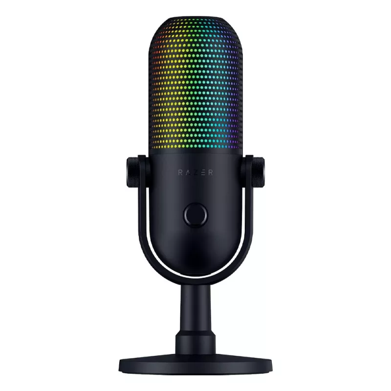 Seiren V3 Chroma 32Bit DSP - RGB USB Microphone - Black