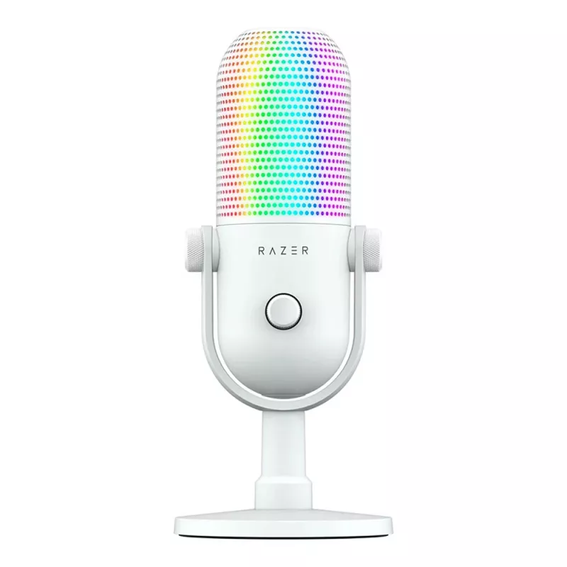 Seiren V3 Chroma 32Bit DSP - RGB USB Microphone - White