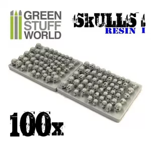 Skulls and Bones Resin Set x 85 skulls