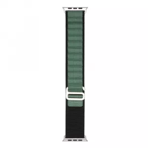Smart Watch Alpine Loop Strap 44/45/49mm Black With Green