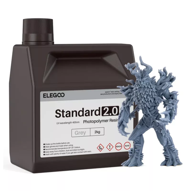 Standard 2.0 resin 2000gram - Grey