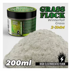 Static Grass Flock 2-3mm - WINTERFALL GRASS - 200 ml