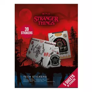 Stranger Things 4 (Upside Down Battle) Tech Stickers