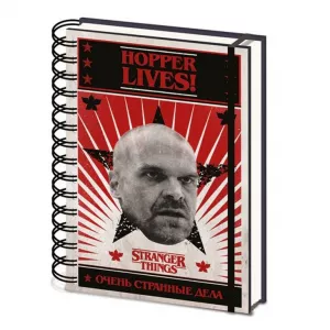 Stranger ThIngs (Hopper Lives) A5 Notebook