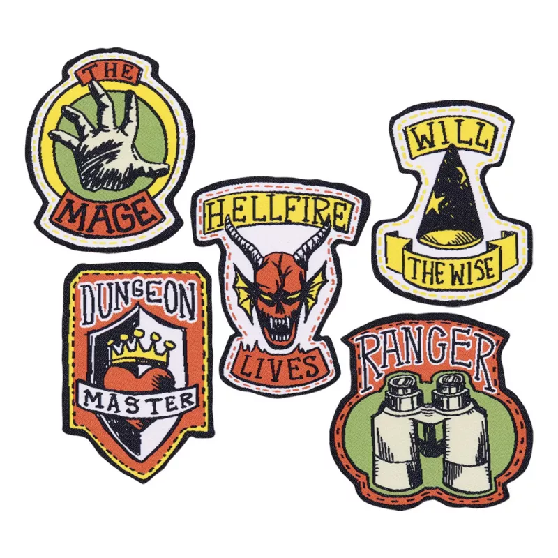 Stranger Things - Set of Five Fabric Patches