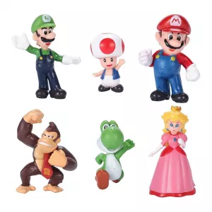 Super Mario Bros - Mario Characters set (6pcs) v2
