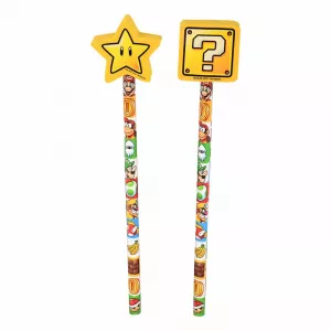 Super Mario - Colour Block Pencil Set