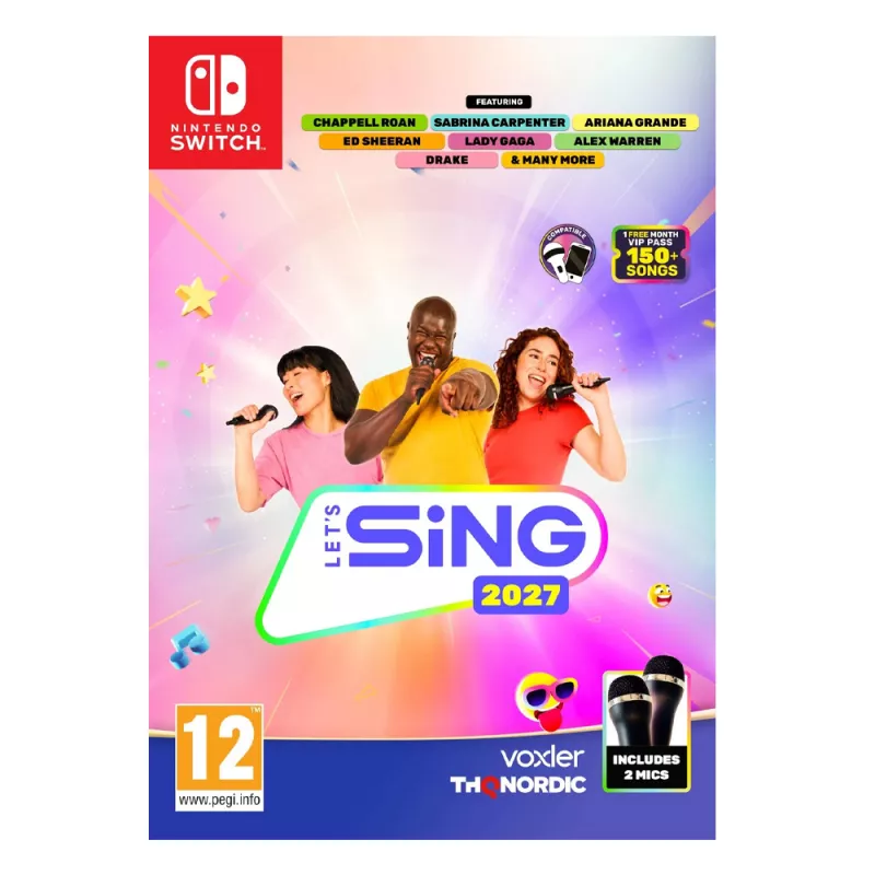 Switch Let's Sing 2027 - 2 Mic Bundle