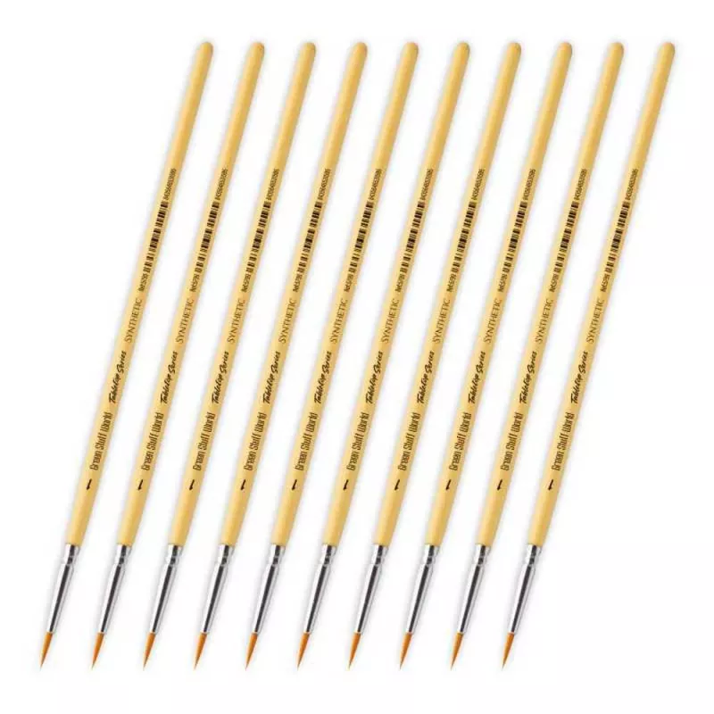 Tabletop Synthetic Brushes #1 (Pack x10)