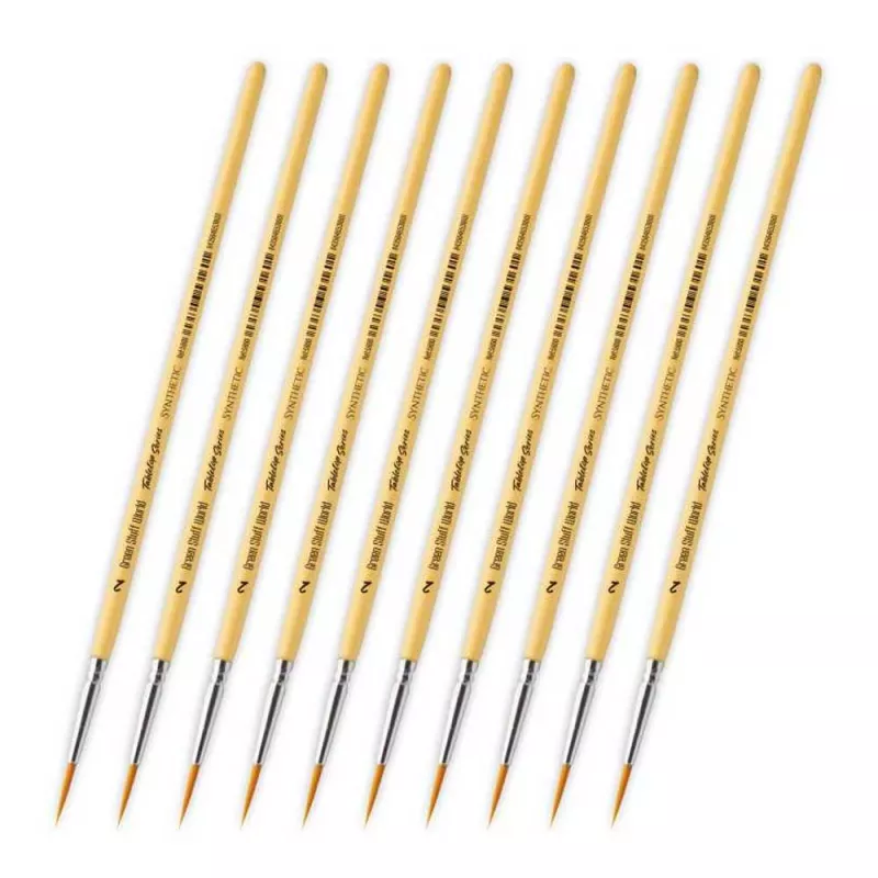Tabletop Synthetic Brushes #2 (Pack x10)