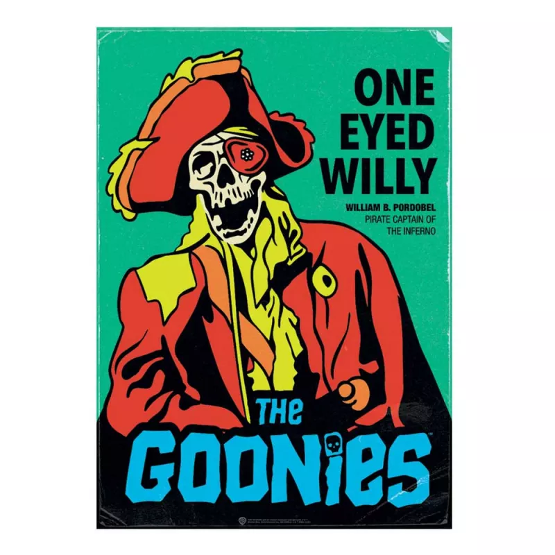 The Goonies 40th Anniversary One Eyed Willy Art Print