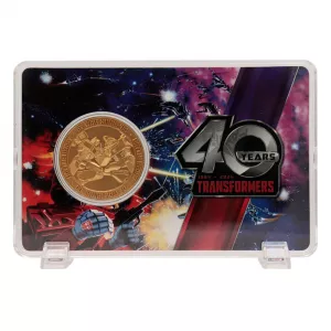 Transformers 40th Anniversary 24k Gold Plated Coin
