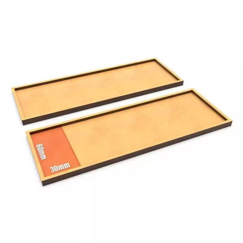 Tray of movement 180x60 + edge (Pack x2)