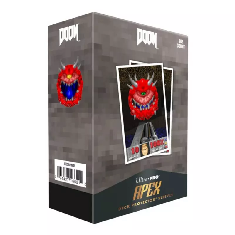 Ultra Pro Doom Apex Deck Protector 105ct Cacodemon