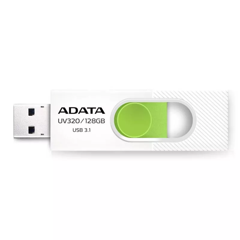 USB Flash Drive 3.2 128GB belo/zeleni AUV320-128G-RWHGN