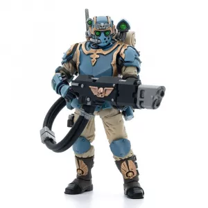 Warhammer 40k Action Figure 1/18 A/M Tempestus Scions Squad 55th Kappic Eagles H/S Volley Gunner