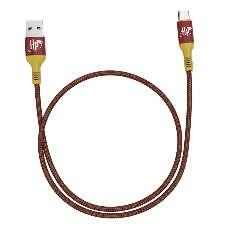 WB Moye Harry Potter USB-A to USB-C Charging Cable 01 1M