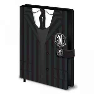 Wednesday (Uniform) A5 Premium Notebook (Clasp)
