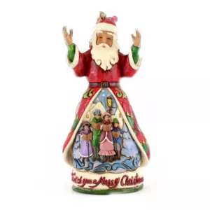 Wish You Merry Xmas Santa Hanging Ornament Figure