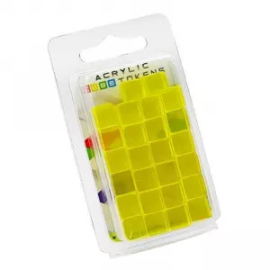 Yellow Cubes 10mm (Pack x50)