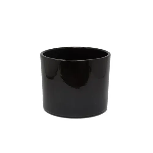 411 saksija crna sjaj 23 cm