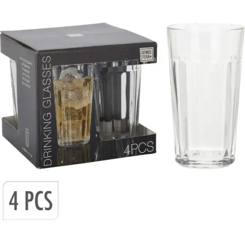 Čaše retro 350ml, set sa 4 čaše