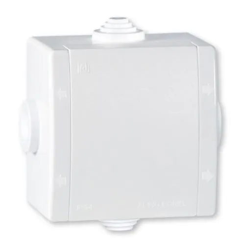 Aling-Conel kutija razvodna 500V 80x80 IP54 sa 4 uvoda, bela