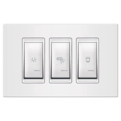 Aling-Conel set sklopki za kupatilo 3x16AX 250V~ sa indikacijom univerzalni (svetlo grejalica bojler) beli