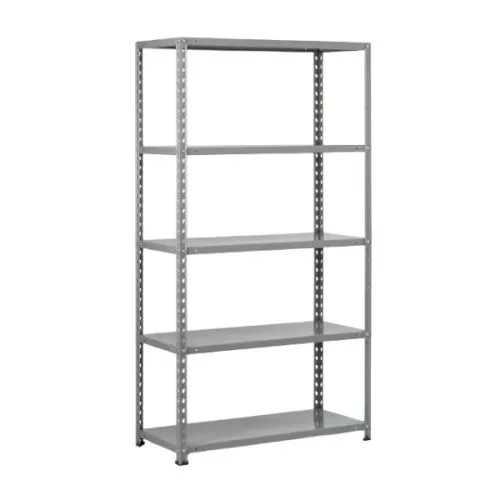 Anemos H30 metalna polica VxŠxD: 188x100x40cm, 5 nivoa, siva