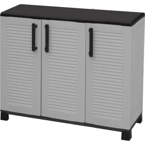 Artplast F100 B plastični orman, sivi, VxŠxD: 90x102x37 cm