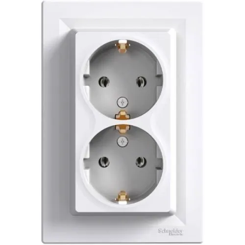 Asfora dvost.prikl.16a bela eph9900121 schneider