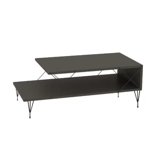 Asir klub sto 40x100x50cm, antracit