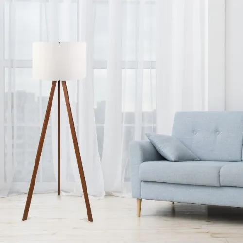 Asir podna lampa, belo braon