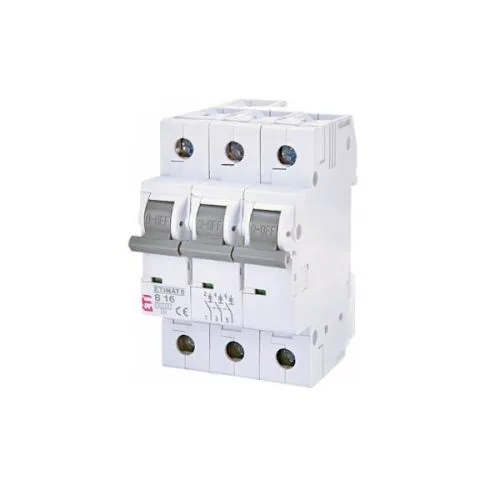 AUTOMATSKI OSIGURAČ ETIMAT16A 3P B 6KA ETI2115516