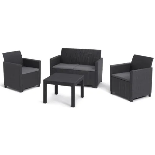 Baštenska garnitura marie 2 seater grafit
