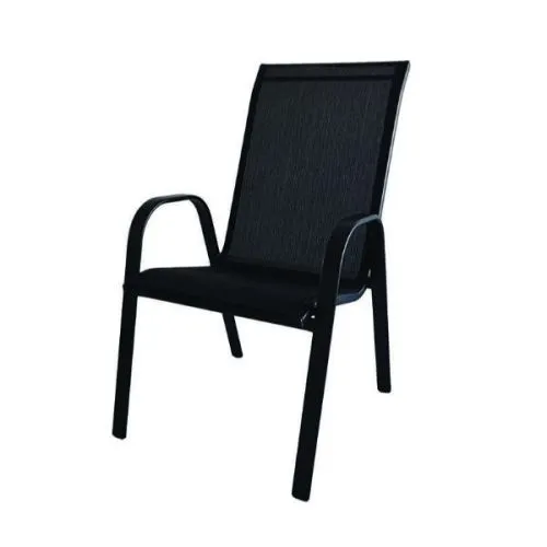 Baštenska stolica Combo FTSC1 DxŠxV: 71x54x94 cm, metal, crna