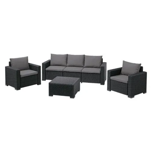 Baštenski set California 3 Seater Modular grafit